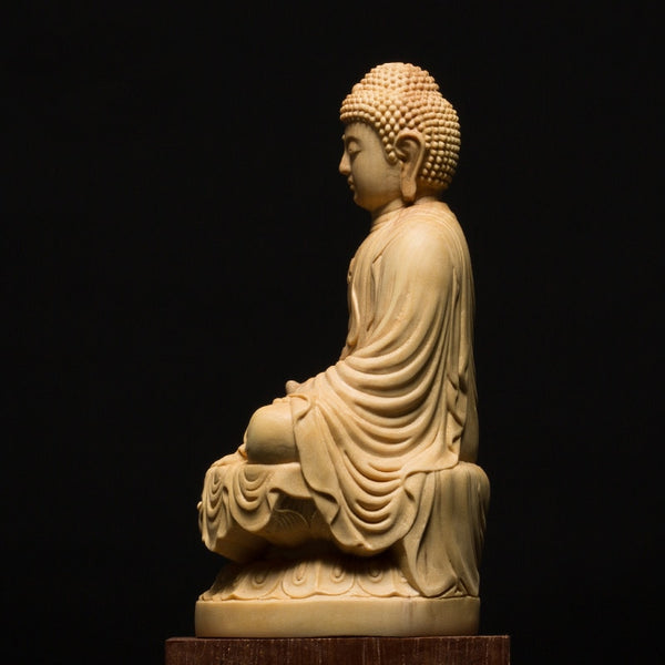 wooden buddha