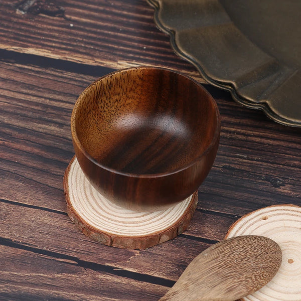 wooden bowl for food