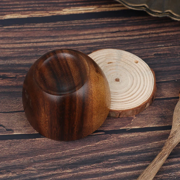 small wooden bowl for food
