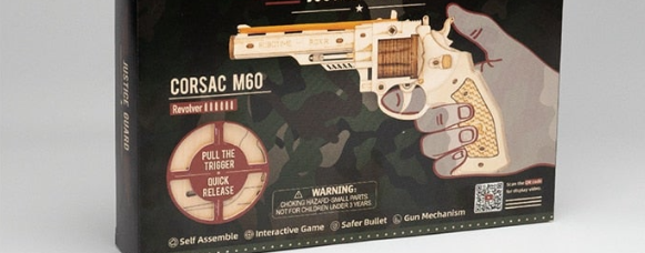 Wooden pistol box