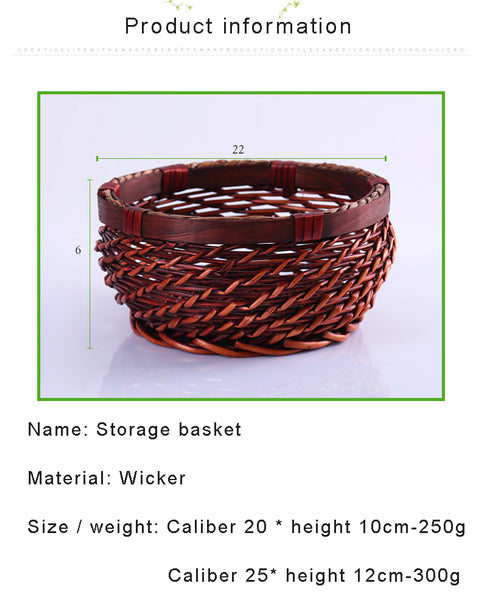 Creative Hand-Woven Storage Basket