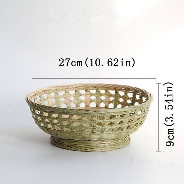 Handmade Bamboo Fruit Basket
