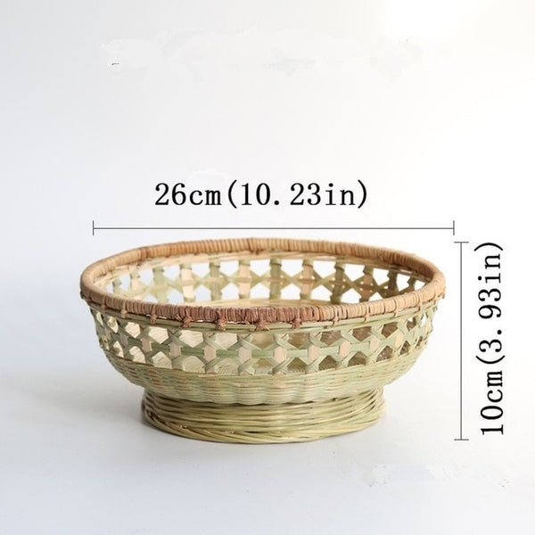 Handmade Bamboo Fruit Basket
