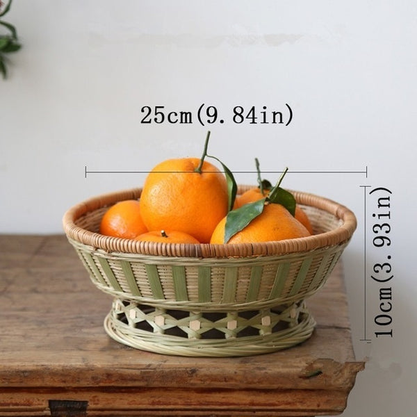 Handmade Bamboo Fruit Basket