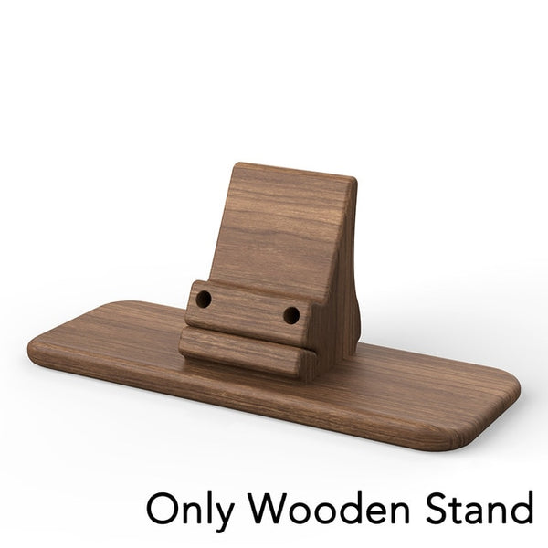 wooden charging stand smartphone ipad