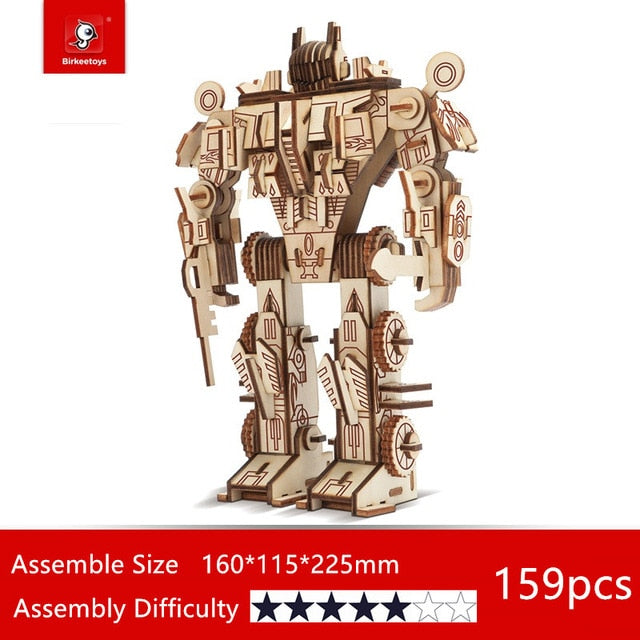 Wooden Optimus Prime
