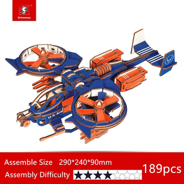 DIY wooden flying machine