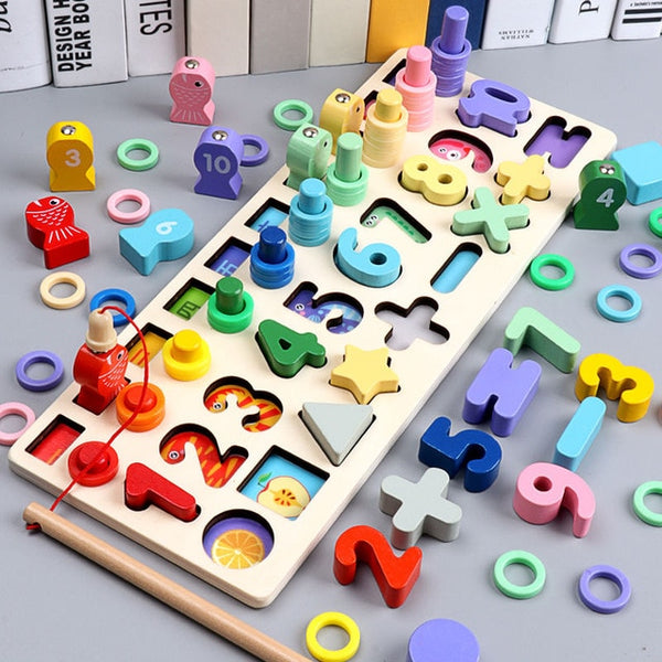 Wooden Montessori Educational Toys For Children