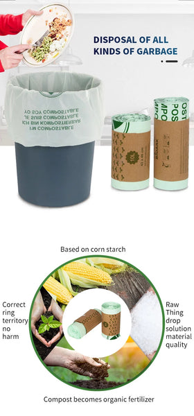 Compostable Trash Bags | 50 Pieces