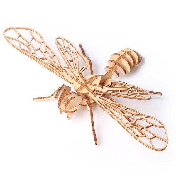 Wooden bees DIY