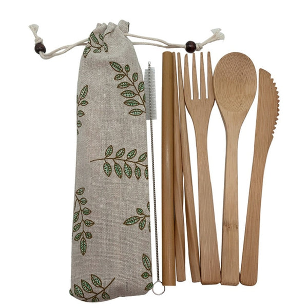 Bamboo Cutlery Set Biodegradable