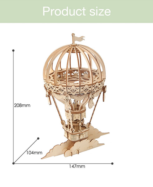 Hot air balloon - 3D Puzzle