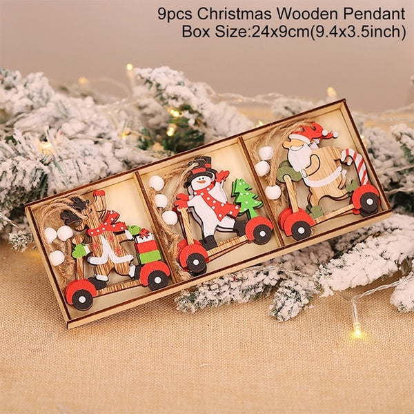 Wooden Merry Christmas Decor