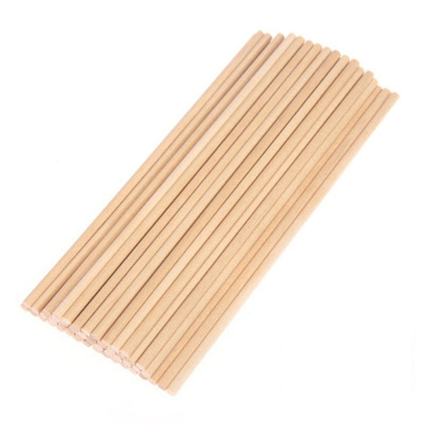 Round Wooden Stick For Crafts And More | 50 Pieces