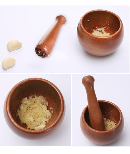 Solid wood Old-fashioned grinder