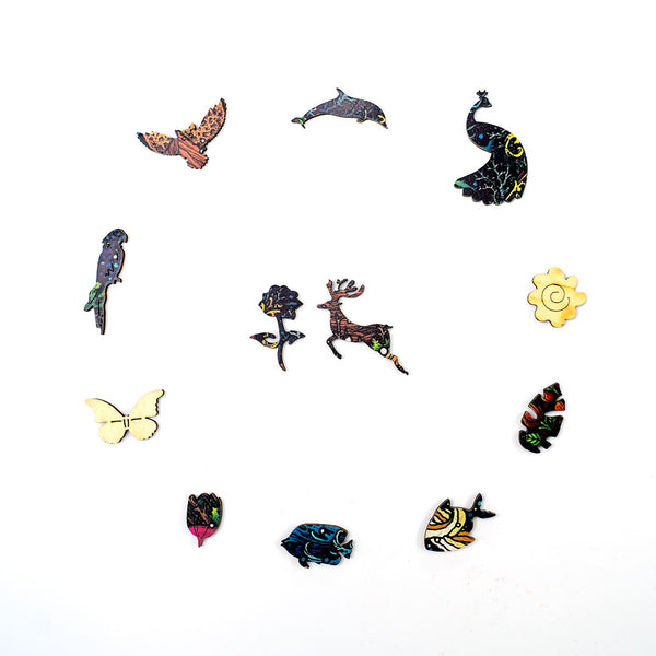Wooden Jigsaw Puzzle Animal Shape