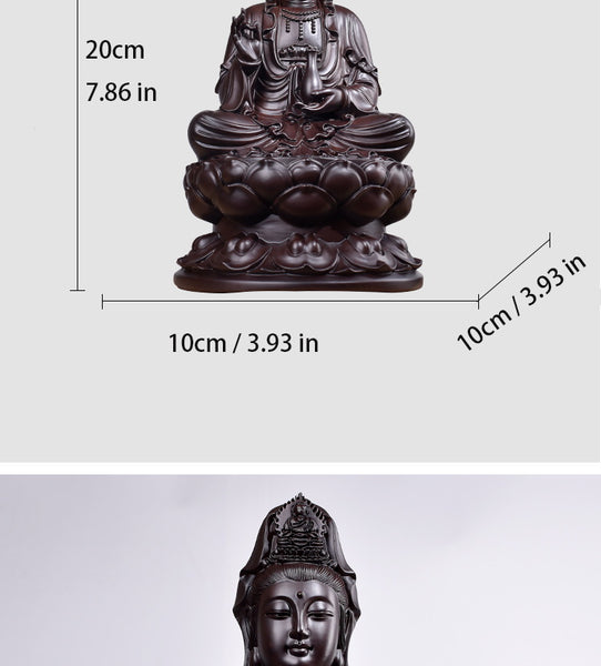 Hand crafted statue