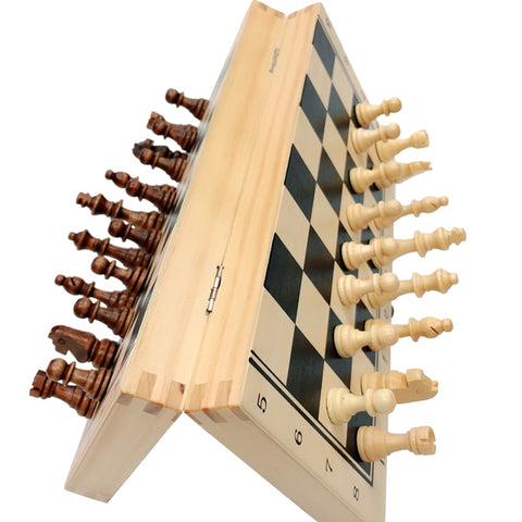 wooden chess board